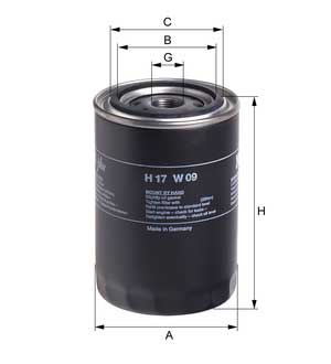 亨斯特濾芯H17W09
